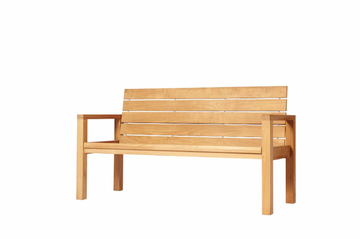 MAXIMA - Teak garden bench with back by Traditional Teak - view 3